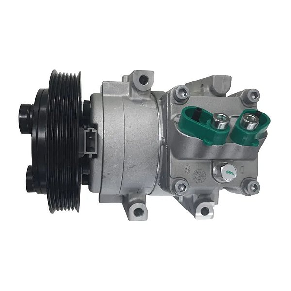COMPRESSOR HS15 FORD ECOSPORT - FIESTA 1.0 - 1.6 8V FLEX 6PK 2006>2014 FIXAÇÕES 3 PASSANTES VALEO 812618