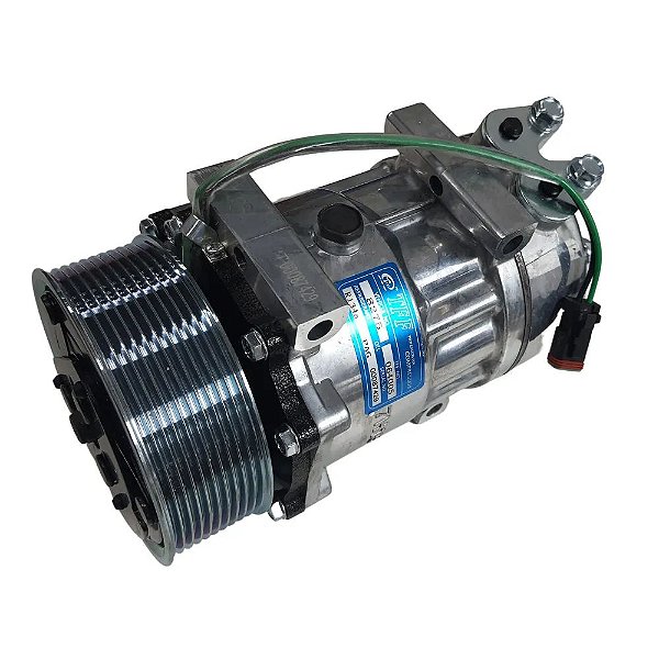 COMPRESSOR MODELO 7H15 8275 - 8295 CAMINHÃO SCANIA 2013 EM DIANTE 24V POLIA 10PK OEM 1888032