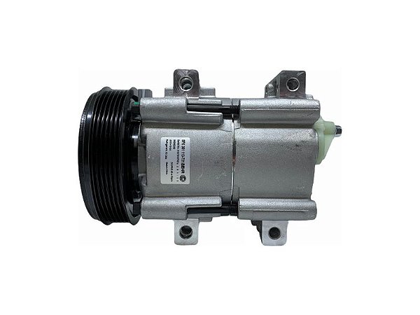 COMPRESSOR FORD RANGER 3.0 DIESEL 12V POLIA 6PK 126mm 4 FIXAÇÕES - SAÍDAS TRASEIRA