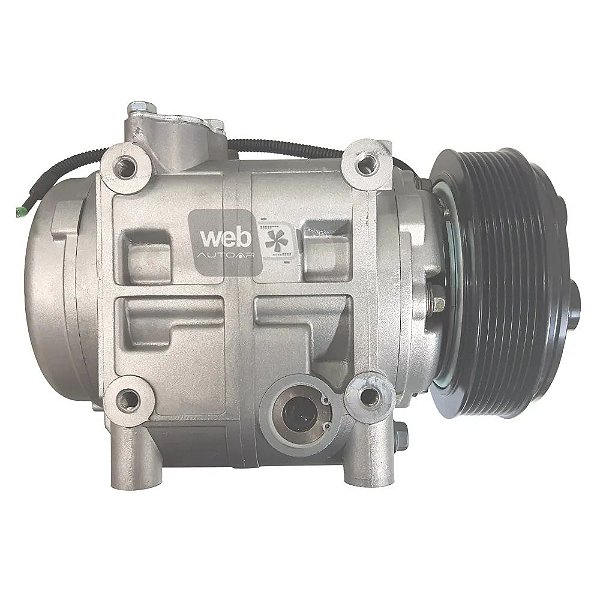 COMPRESSOR MODELO TM31HD 8PK 24V COM CONEXÕES E VISOR DE LÍQUIDO
