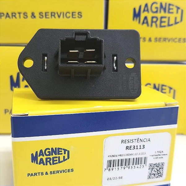 RESISTÊNCIA VENTILAÇÃO HYUNDAI HB20 1.0-1.6 2012 ATÉ 2017 - HB20 S SEDAN 1.0-1.6 2012 ATÉ 2017