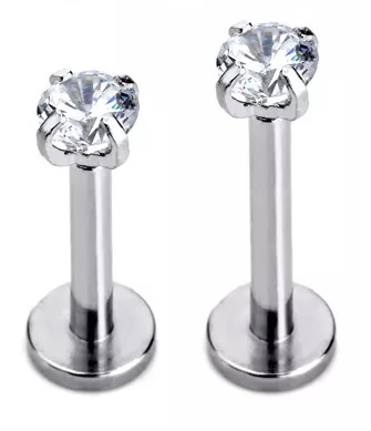 Labret Ponto de Luz Cravejado