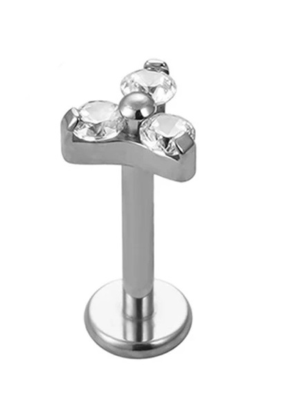 Labret Trinity Zircônias