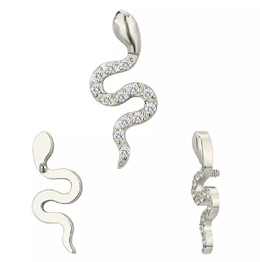 Labret Cobra Cravejado
