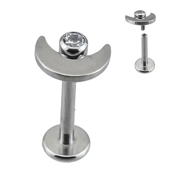 Labret Lua e Zircônia