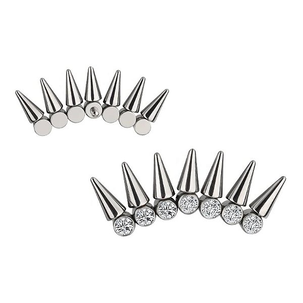 Labret Zircônias e Spikes