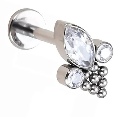 Labret Navete Ornamental
