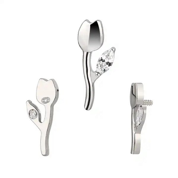 Labret Rosa Cravejada