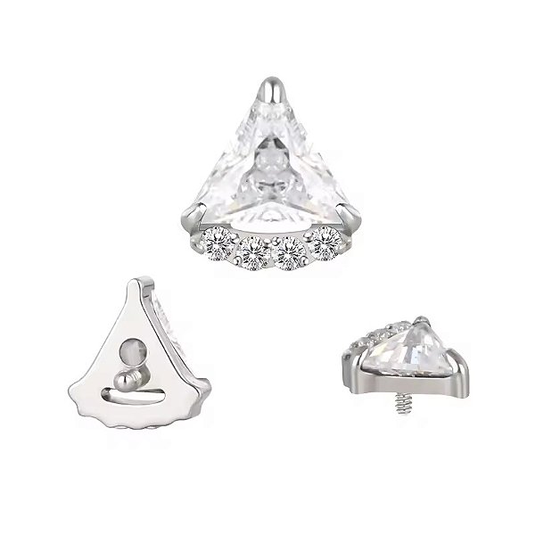 Labret Triângulo Ornamental