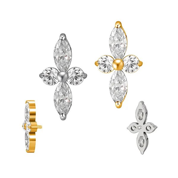 Labret Navete Ornamental