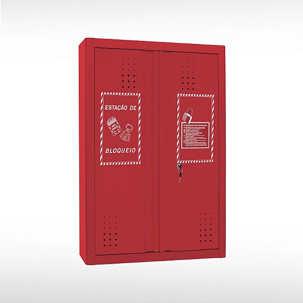 ESTACAO DE BLOQUEIO COM 30 GANCHOS VERMELHO CS2010 - BRADY