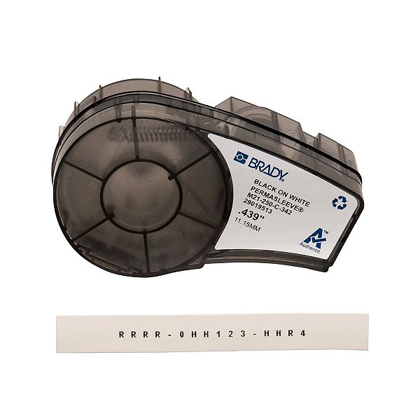 ETIQUETA ADESIVA BMP21 PERMASLEEVE 11,15MM X 2,13M R.M21-250-C-342 - BRADY