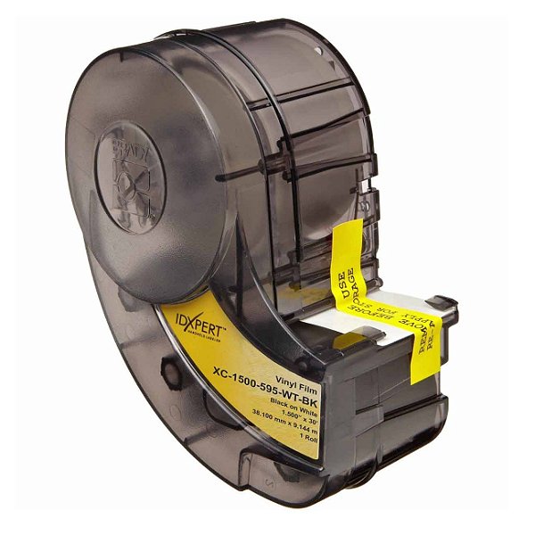 FITA ADESIVA VINIL 1,5" X 30' - 38,1MMX 9,14M BRANCA XC-1500-595-WT-BK - BRADY