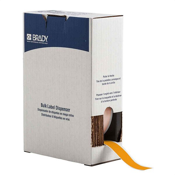 ETIQUETA BMP71/M710 RETROREFLETIVA AMARELA 1" X 75FT. (25,40MM X 22,86M) R.BM7C-1000-584-YL - BRADY