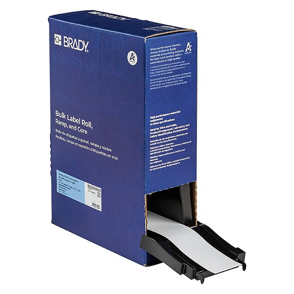 ETIQUETA MAGNETICA POLIESTER BRANCA M710 1.8'' X 25FT. (45.72 MM X 7.62 M) R.BM7C-1800-509-WT - BRAD
