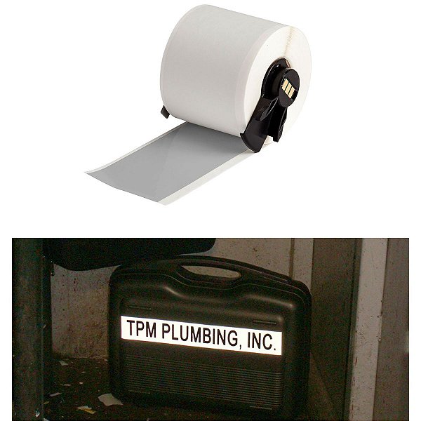 ETIQUETA BMP61 / M611 / M610 B-584 REFLETIVA PRATA 50.8MM X 15.24M M6C-2000-584-SL - BRADY