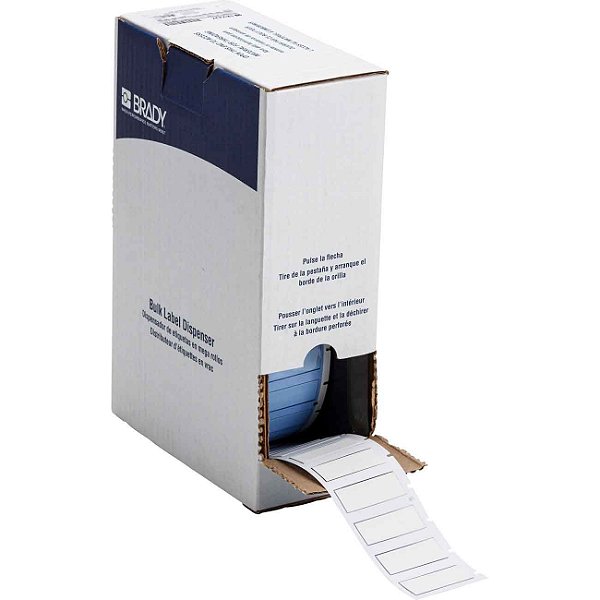 ETIQUETA M610/710 PERMASLEEVE BRANCA  1.765" X 0.645" (44,83MM X 16,38MM) BM-375-175-342 - BRADY