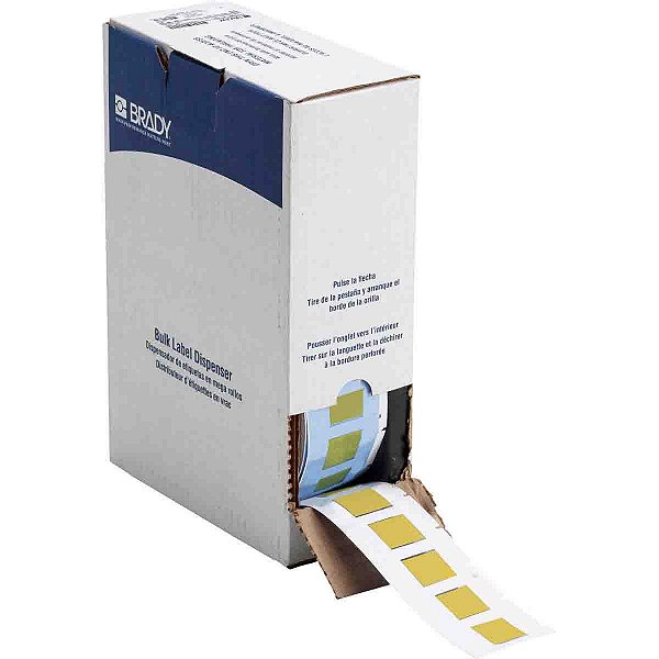 ETIQUETA BMP71/M710 PERMASLEEVE AMARELO 1.015" X 0.851"(25,78MM x 21,62MM)BM-500-1-342-YL - BRADY