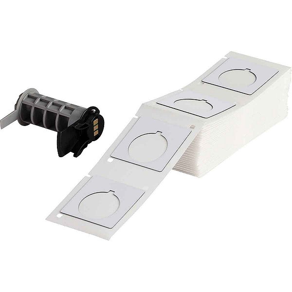 ETIQUETA BMP61/M611/M610 BOTOEIRA BRANCA 1.8" X 1.8" (45.7MM X 45.7MM) M6-169-593 - BRADY