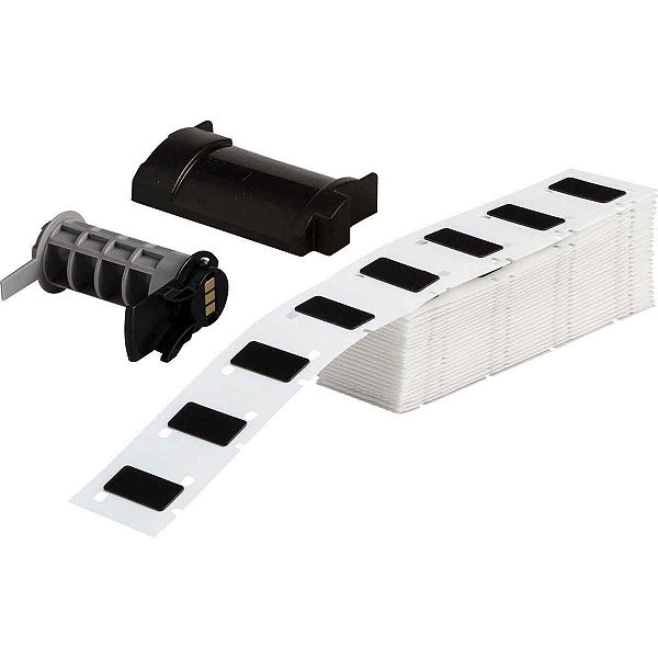 ETIQUETA BMP61/M611/M610 PORTA DE PAINEL PRETA 1.060" X 0.049" (27MM X 12.5MM) M6-171-593-BK - BRADY
