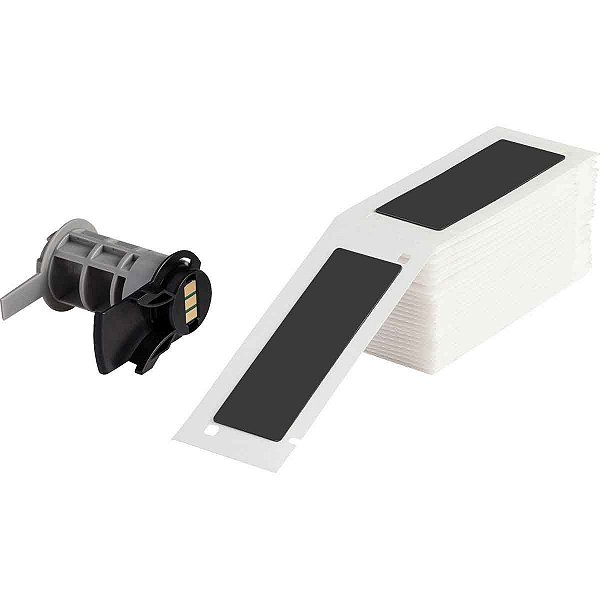 ETIQUETA BMP61/M611/M610 PORTA DE PAINEL PRETA 3" X 1" (76.2MM X 25MM) M6-176-593-BK - BRADY