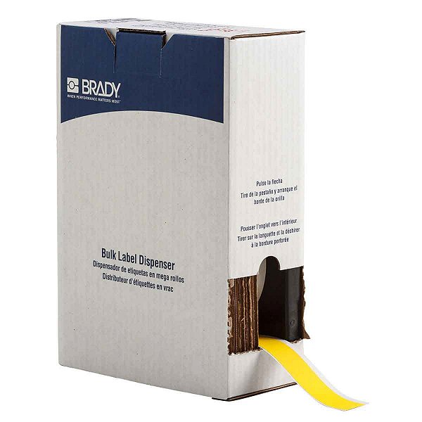 ETIQUETA TOUGHWASH BMP71/M710 POLIESTER AMARELO 1.000"X75' BM7C-1000-855-YL - BRADY
