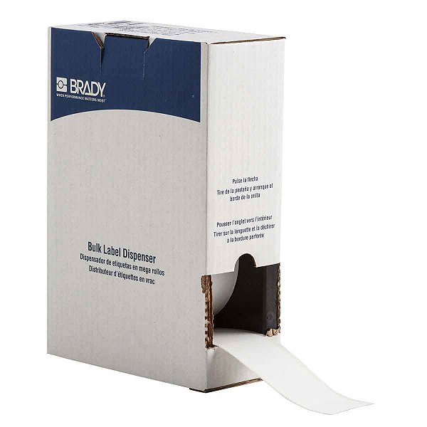 ETIQUETA TOUGHWASH BMP71/M710 POLIESTER BRANCO 2.000"X75' BM7C-2000-855-WT - BRADY