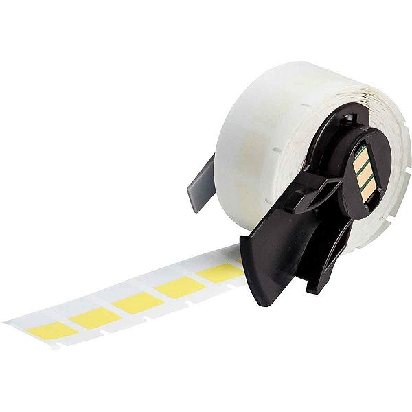 ETIQUETA BMP61/M611/M610 VINIL AUTOLAMINADO AMARELO 0.500"X0.750"(12,70MMX19,05MM)M6-11-427-YL BRADY