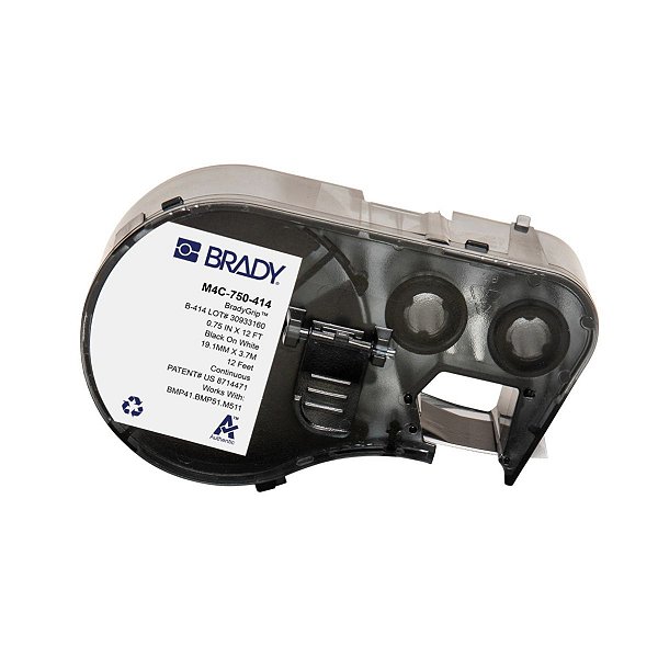 ETIQUETA M41/51 B414 BRADYGRIP 19,05MM X 3,65M (0.75" x 12')