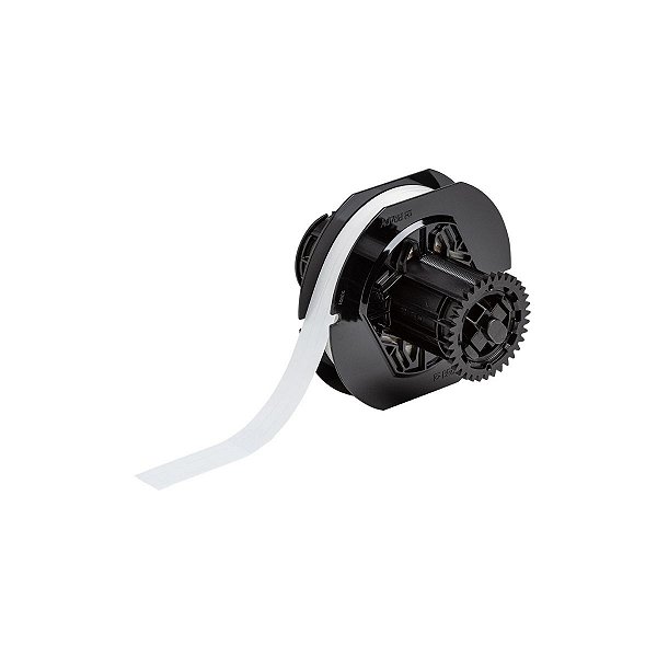 ETIQUETA POLIESTER BRADYGRIP P/ VELCRO BRANCA 6.4MM X 15.24M