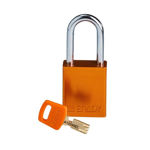 CADEADO DE ALUMINIO SEGREDO DIFERENTE - 1.5' LARANJA PERSONA