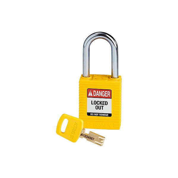 CADEADO DE ALUMINIO SEGREDO DIFERENTE 1.5" AMARELO R.SDAL-YL