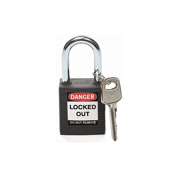 CADEADO DE PLÁSTICO DE SEGURANÇA SEGREDOS IGUAIS COM CHAVE M