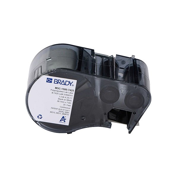 ETIQUETA ADESIVA BMP41/51/M511 POLIESTER 2.000" X 25' (38,1M