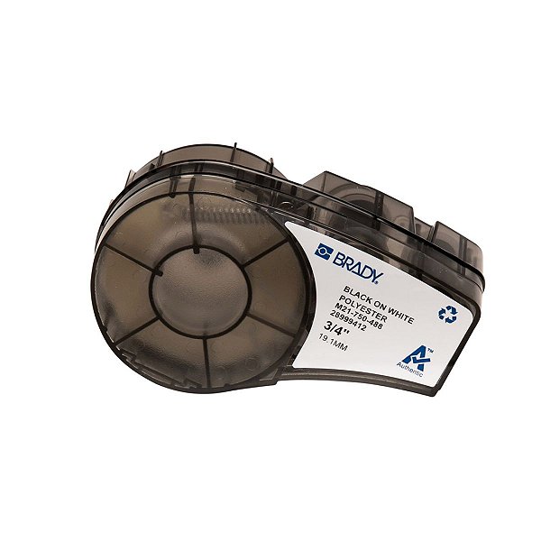 ETIQUETA BMP21/PLUS/LAB - B488 POLIESTER -0.750" X 21'(10.05