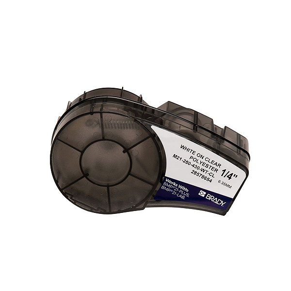 ETIQUETA BMP21PLUS/LAB - B430 POLIESTER - 0.250"X21' (6.35MM