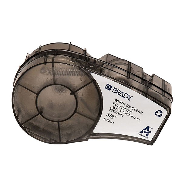 ETIQUETA BMP21PLUS/LAB - B430 POLIESTER -0.375"X21'(9,53MMX6