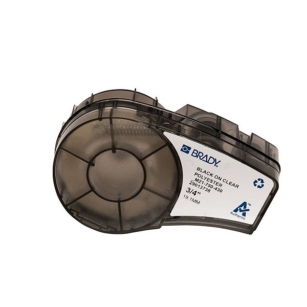 ETIQUETA BMP21PLUS/LAB -B430 POLIESTER -0.750" X21'(12,05MM