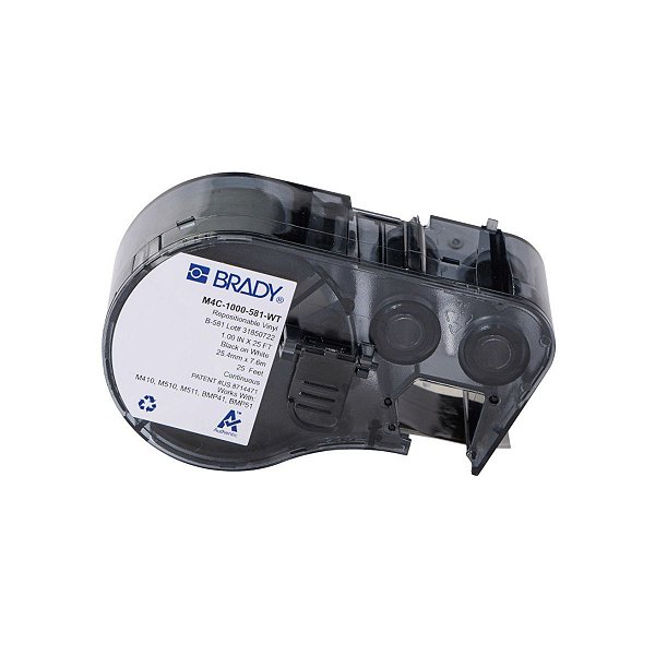ETIQUETA BMP41/51/M511 VINIL REP. 1.000" X 25' (25,4MM X 7,6