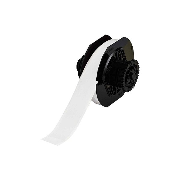 ETIQUETA DE VINIL B595 DE 1.125"X100' BRANCA(28,57MMX30,48M)