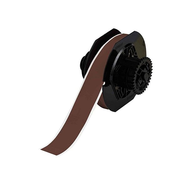 ETIQUETA DE VINIL B595 DE 1.125"X100' MARROM(28,57MMX30,48M)