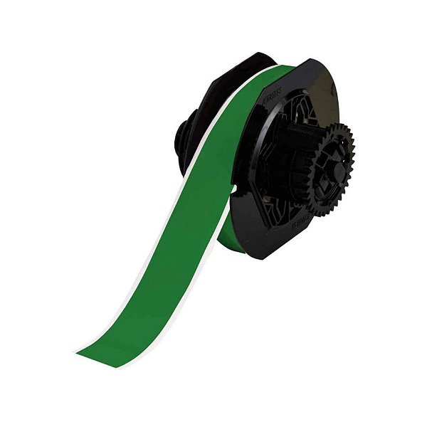 ETIQUETA DE VINIL B595 DE 1.125"X100' VERDE(28,57MMX30,48M)
