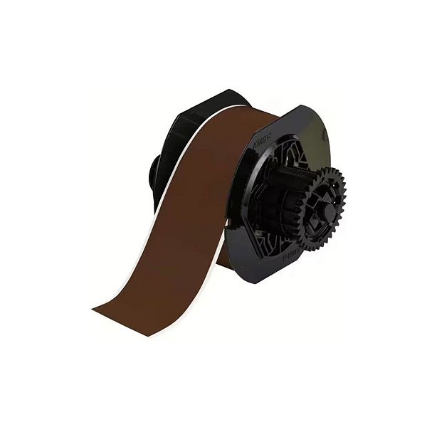 ETIQUETA DE VINIL B595 DE 2.250"X100' MARROM(57,15MMX30,48M)