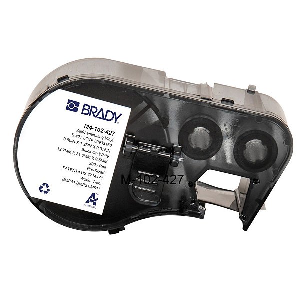 ETIQUETA M41/51/M511 B427 VINIL AUTOLAMINADO 1.250'X0.500'X0