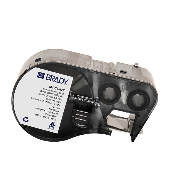 ETIQUETA M41/51/M511 B427 VINIL AUTOLAMINADO 4.000'X1.000'X1