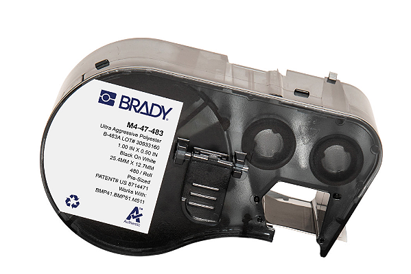 ETIQUETA M41/51/M511 B483 POLIESTER ULTRA-AGRESSIVO 1.000'X0