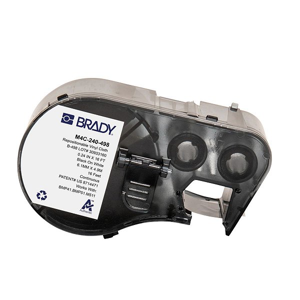 ETIQUETA M41/51/M511 B498 VINIL REPOSICIONÁVEL 0.240' X 16'
