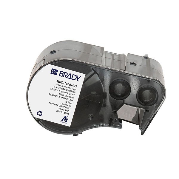 ETIQUETA M51/M511 B427 AUTOLAMINADO BRANCO 1.00'X0.375'X25'