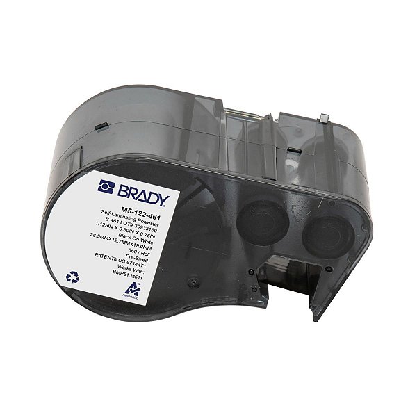 ETIQUETA M51/M511 B461 AUTOLAMINADO BRANCO 1.125' X 0.500' M