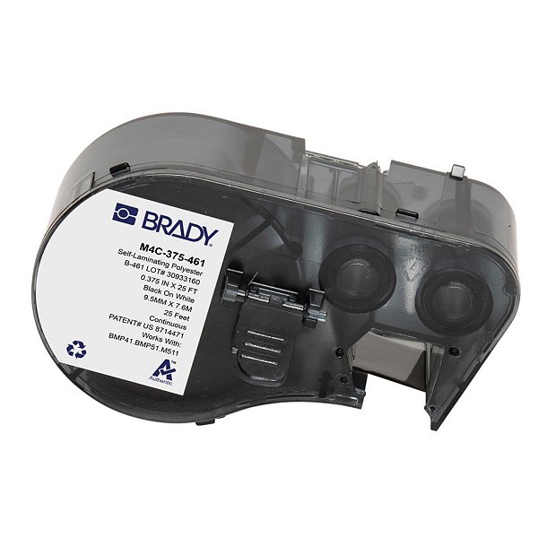 ETIQUETA M51/M511 B461 POLIESTER AUTOLAMINADO 0.375'X25' PRE